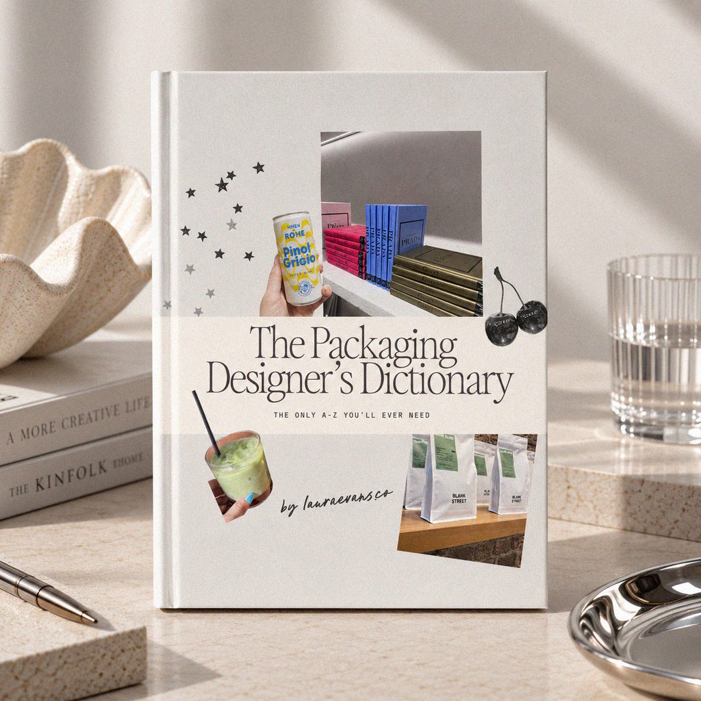 Free Packaging Design Dictionary explaining essential packaging terminology for graphic and brand designers.